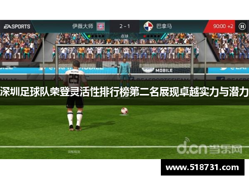 深圳足球队荣登灵活性排行榜第二名展现卓越实力与潜力