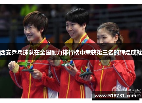 西安乒乓球队在全国耐力排行榜中荣获第三名的辉煌成就